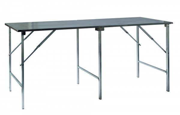 Arbeitstisch Edelstahl 200 x 80 cm
