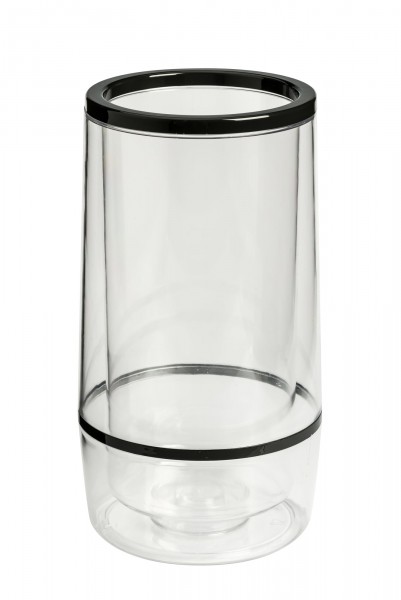 Flaschenkühler transparent Ø 12 cm
