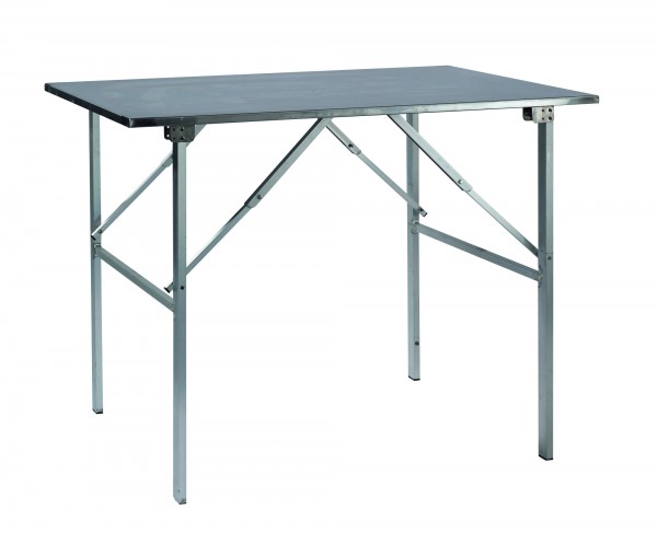 Arbeitstisch Edelstahl 120 x 80 cm