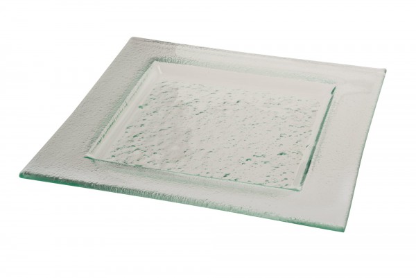 Glasteller VETRO 26 x 26 cm