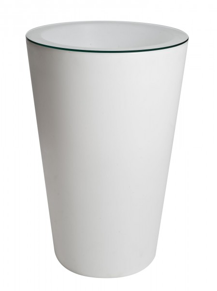 Light Pot Ø 72 cm H. 107 cm inkl. Glasplatte